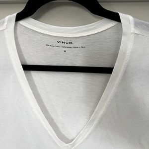 Vince Essential Pima Cotton V-Neck Tee